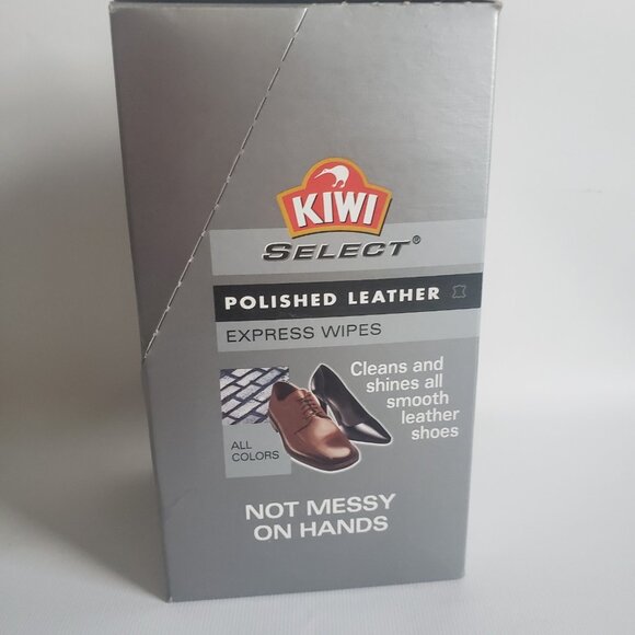 Kiwi Express Shine Clean And Shine Wipes Box of 6 Packs 15 Per Pack All Colours - Picture 6 of 14